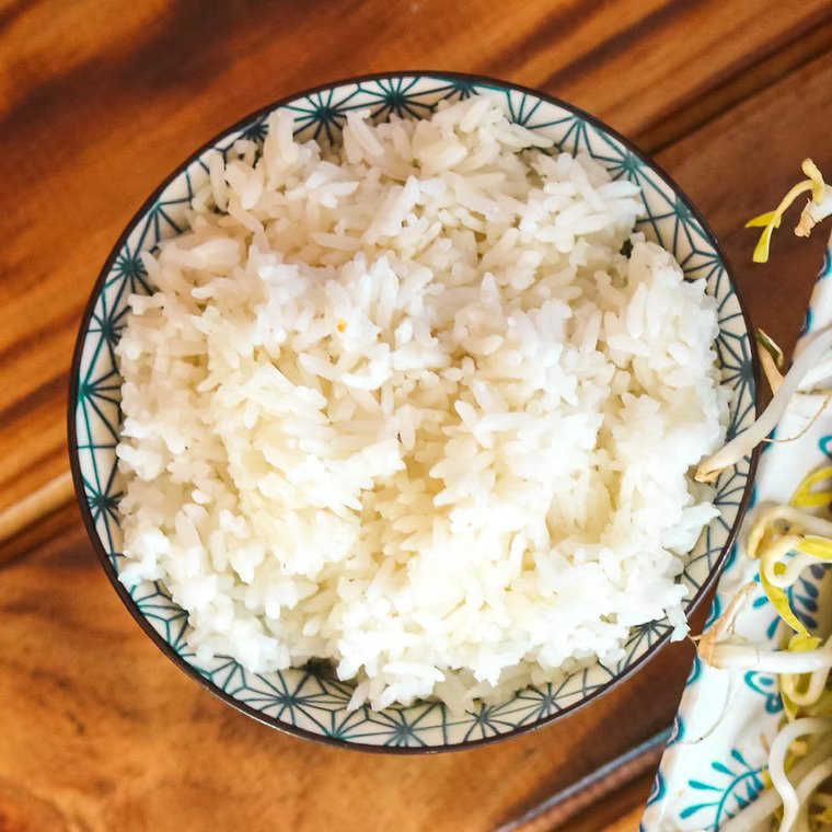 Arroz jazmín al vapor