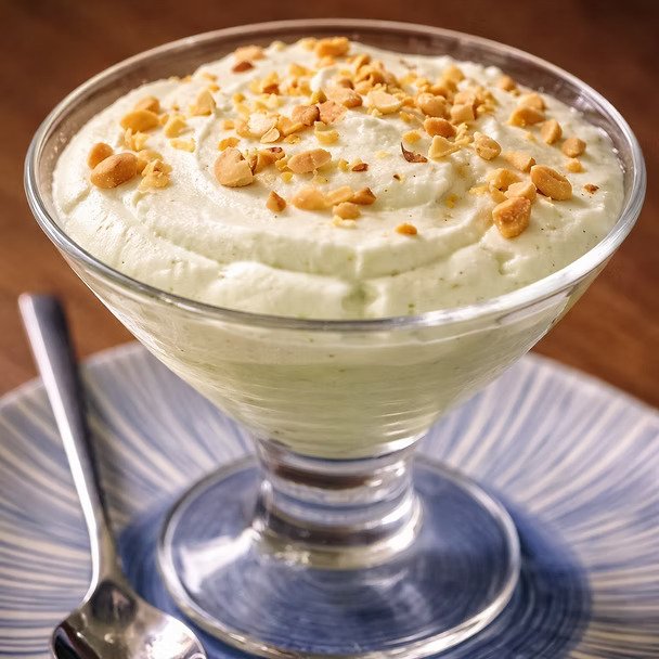 Helado de aguacate y coco