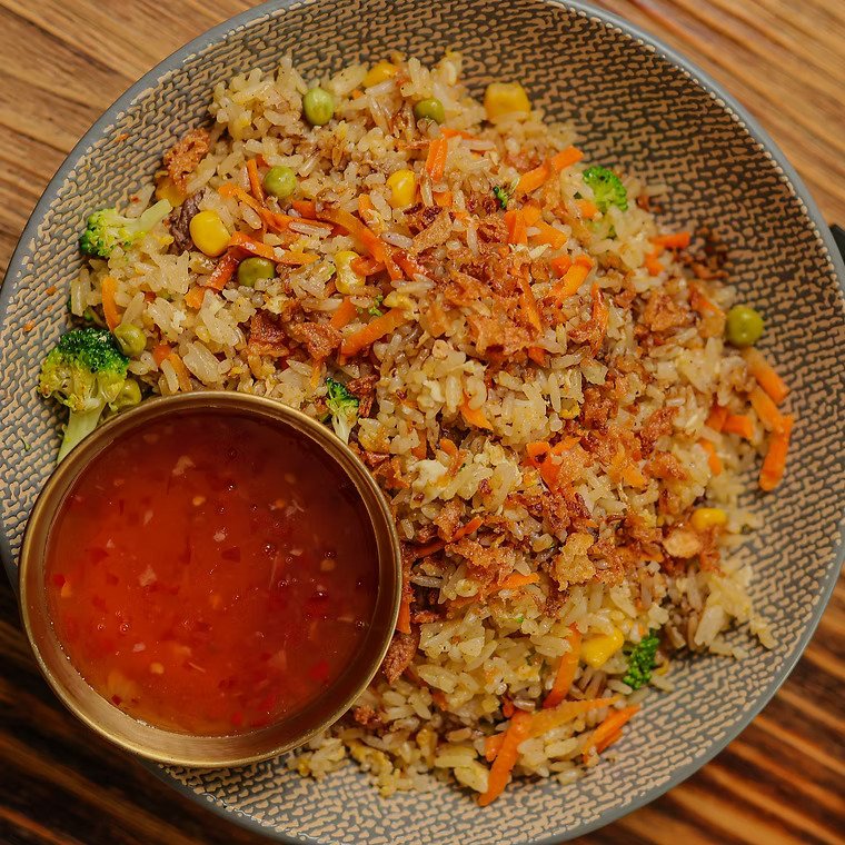 Arroz salteado al Wok