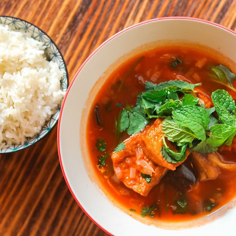 Tofu y Berenjena
