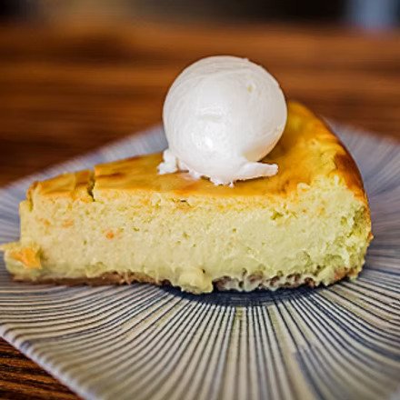 Tarta Cheesecake y aguacate